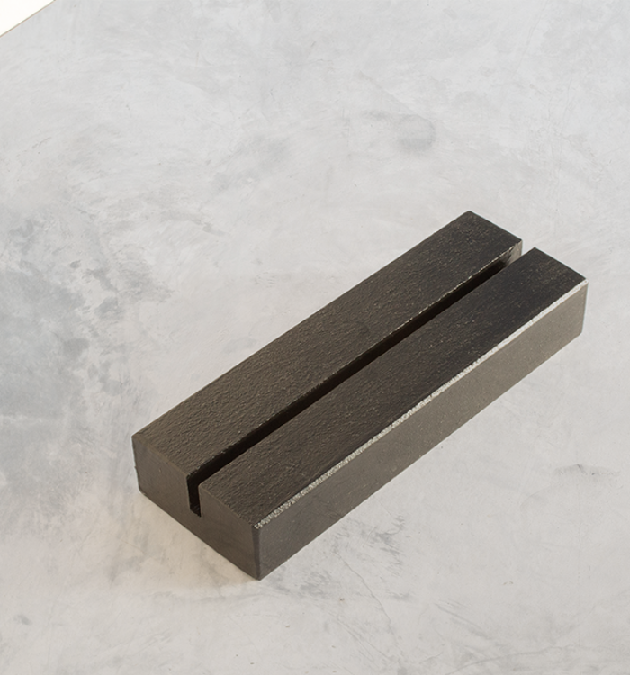 Base de madera rectangular